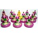 Subbuteo Andrew Table Soccer Bristol City 2017-18 away kit on WSB Professional Bases